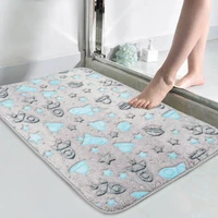 bathroom mat water absorption shower room carpet kitchen bedroom floor mat washable rug toilet shower room non slip doormat
