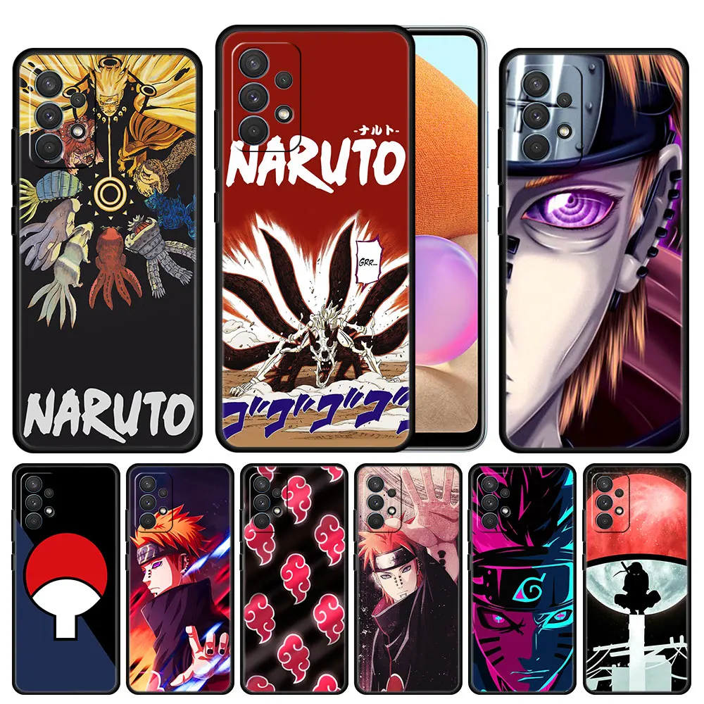 

Case Cover for Samsung Galaxy A02s A12 A21s A30 A50 A20 A11 A03 A23 A03s A01 Fashion Coque Armor TPU Silicone Naruto Anime Dark