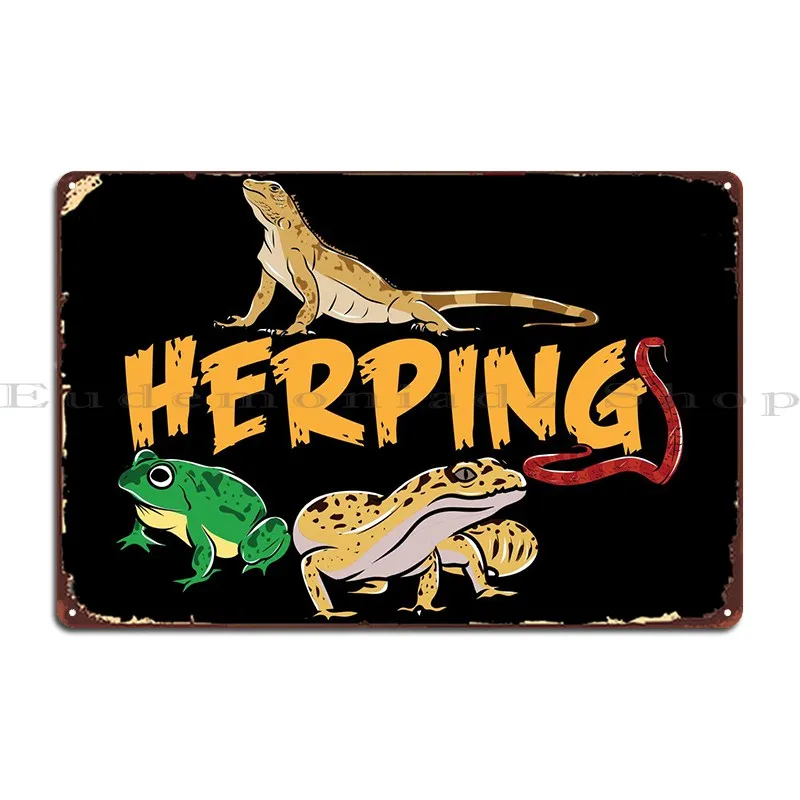 Металлический плакат для рептилий Herpetology создайте гараж Клуб Bar Club вечерние
