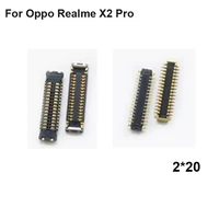 2pcs dock connector micro usb charging port fpc connector for oppo realme x2 pro logic on motherboard mainboard x 2 pro