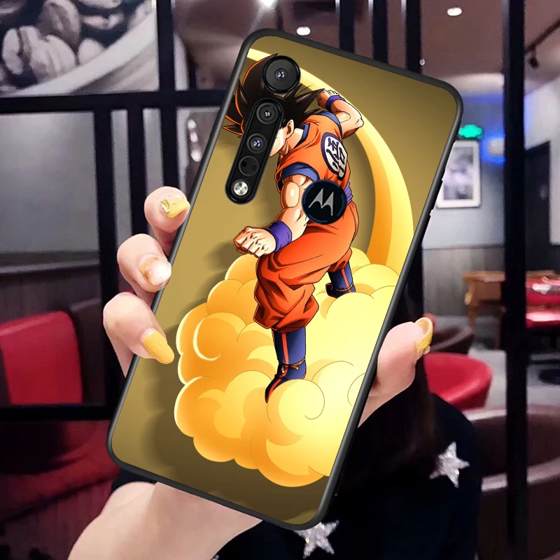 cartoon goku dragon ball for motorola moto g g60 g60s g50 g40 g9 g10 e7i e6s power edge 20 e20 2021 x3 s pro black phone case free global shipping