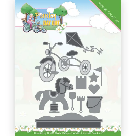 

Amusement Park Metal Cutting Dies Scrapbooking Embossing Stencils Blade Punch Cut Template Photo Paper Card Album Decor