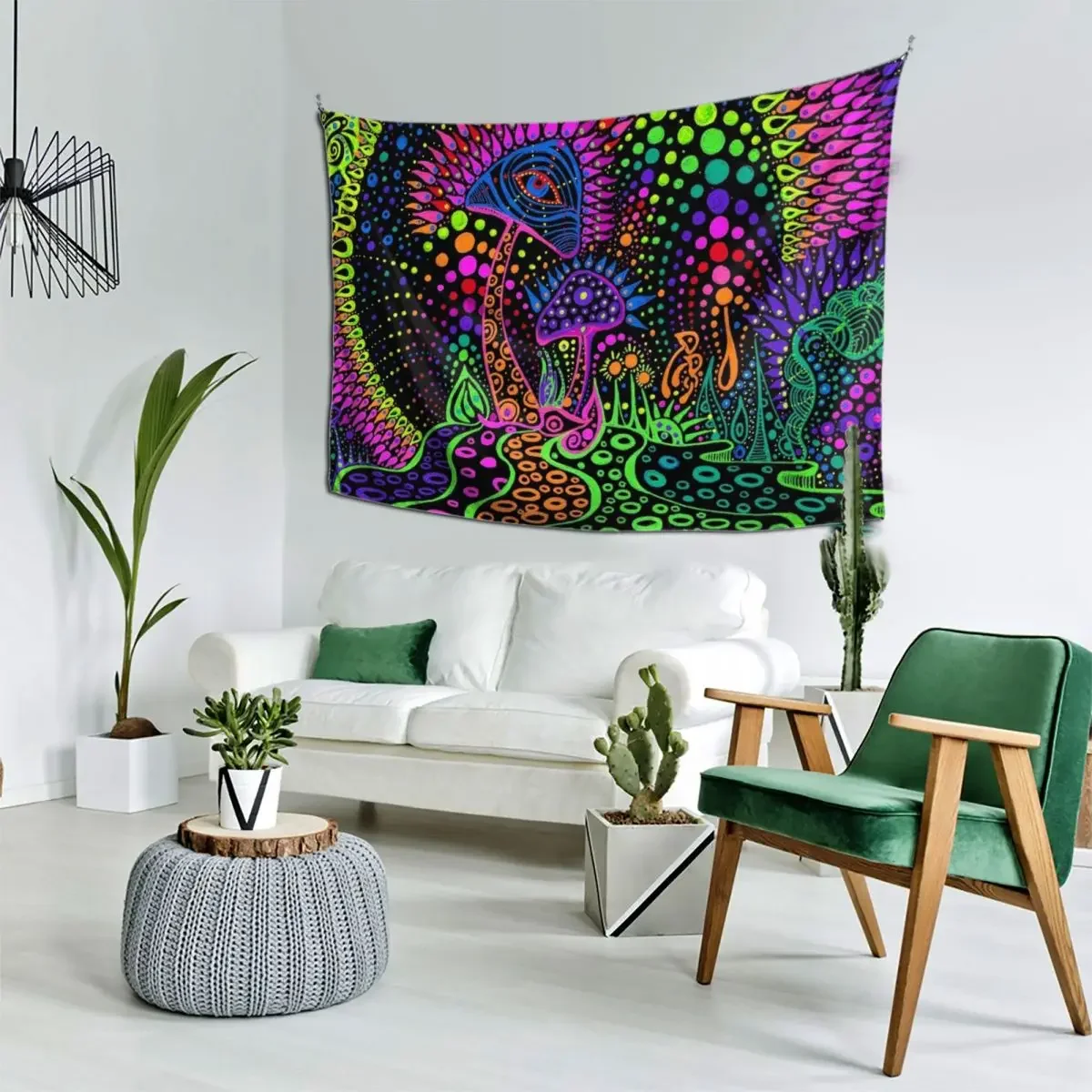 Грибной лавовый гобелен настенные покрытия милый для декора комнаты