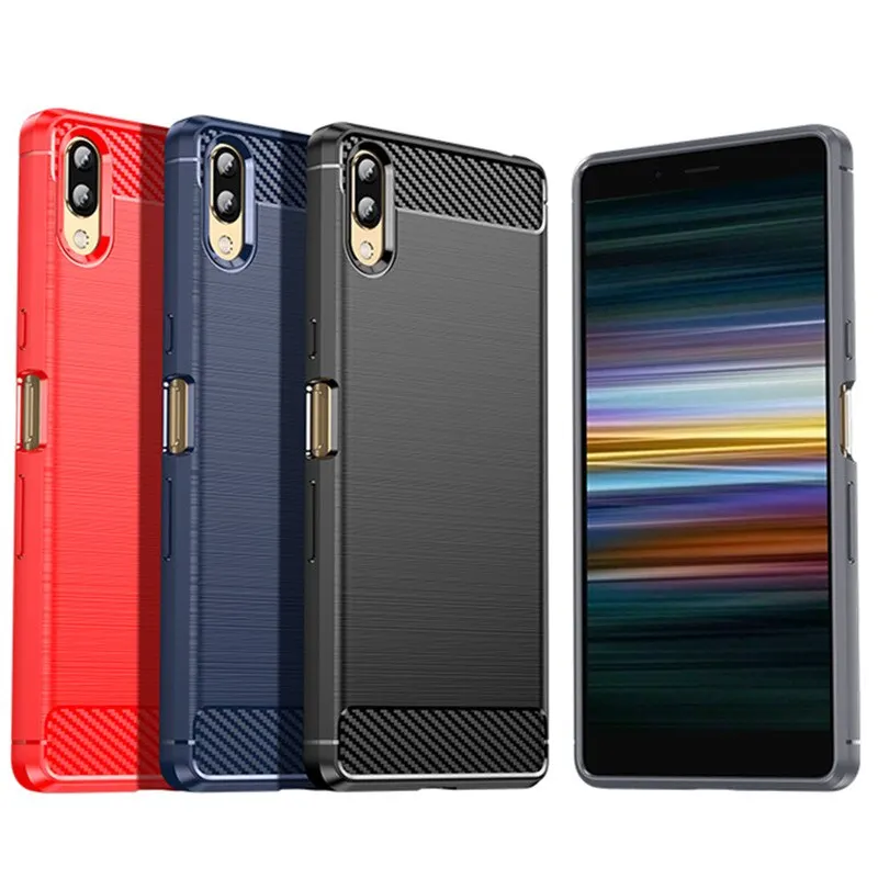 

Силиконовый чехол для Sony Xperia L3 L2 L1, ударопрочная задняя крышка для телефона Bescherming