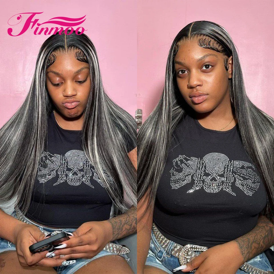 Oreo Highlight Lace Front Wig Human Hair Wig For Woman 13x4 Lace Frontal Blonde Lace Front Wig Body Wave 613 Wig Pre Plucked