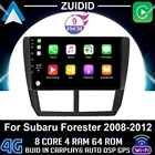Автомагнитола 2DIN, 2 + 32 ГБ, Android 10,1, для Subaru Forester 3 SH Impreza 2007-2013