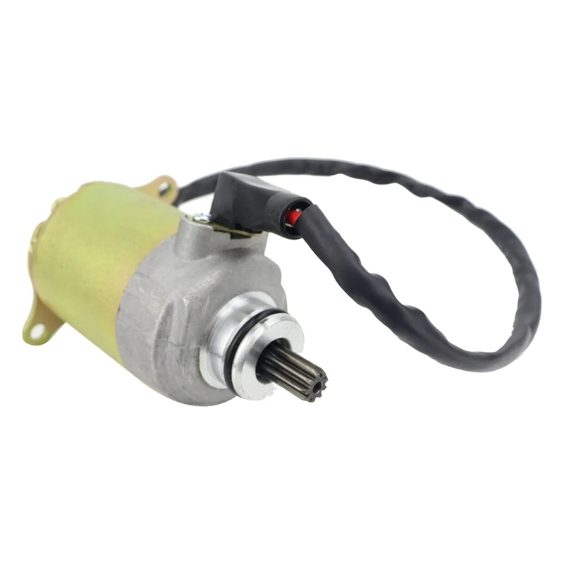 

1 Piece Electric Starter Motor Gold Metal For GY6 125Cc 150Cc ATV Scooter Moped Go Karts Quad 4 Wheelers Taotao Baja