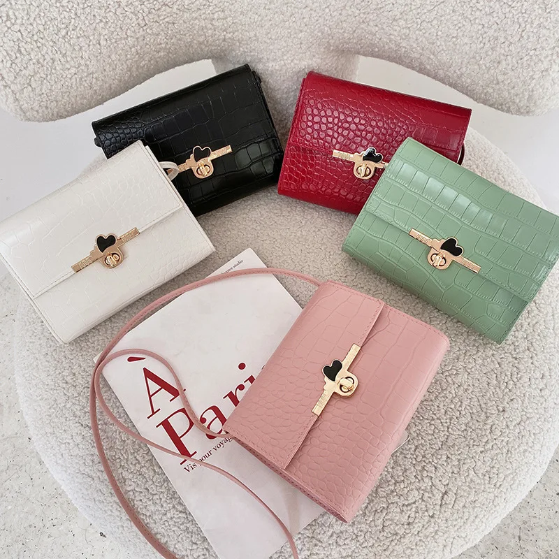 Ladies Bags 2023 Foreign Trade Bag Women's Fashion Versatile Small Square Bag One Shoulder Oblique Cross Candy Color Women's Bag