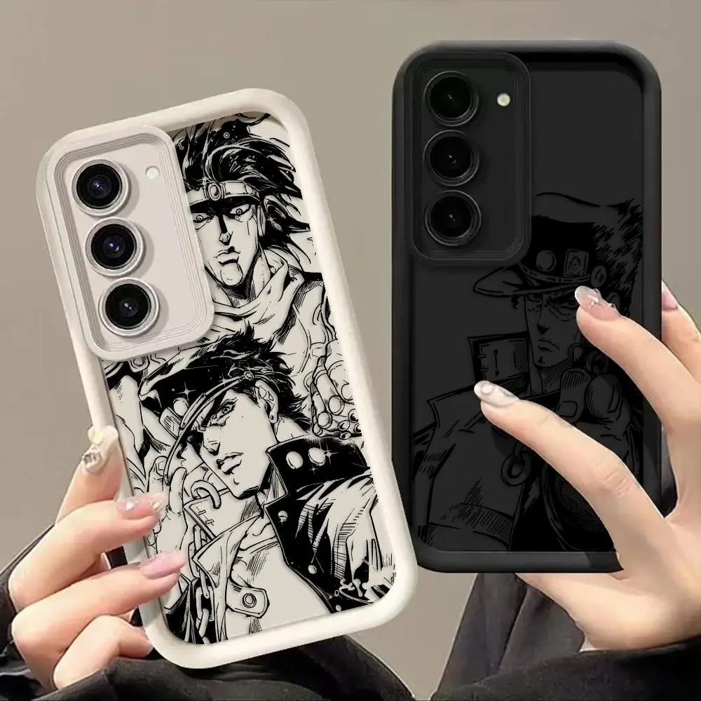 Фото Anime JoJos B-Bizarre A-Adventure Cover Phone Case For Samsung A07 A24 A34 A50 A03S A04E A05 A05S A06 A12 M36 M54 NOTE 20 Case №1