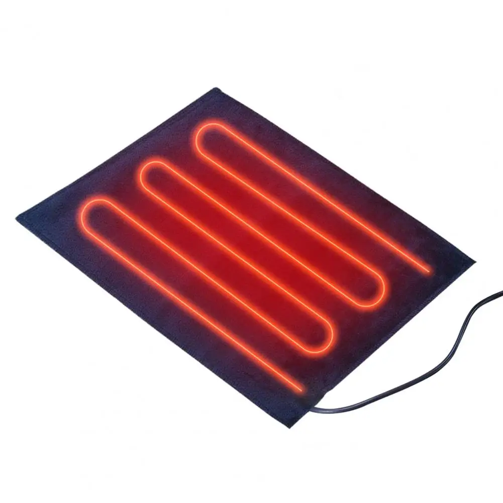 

Useful USB Heating Pad 3 Adjustable Gears Comfortable Fabric Pain Relief Heated Blanket Polyester Heating Pad for Office