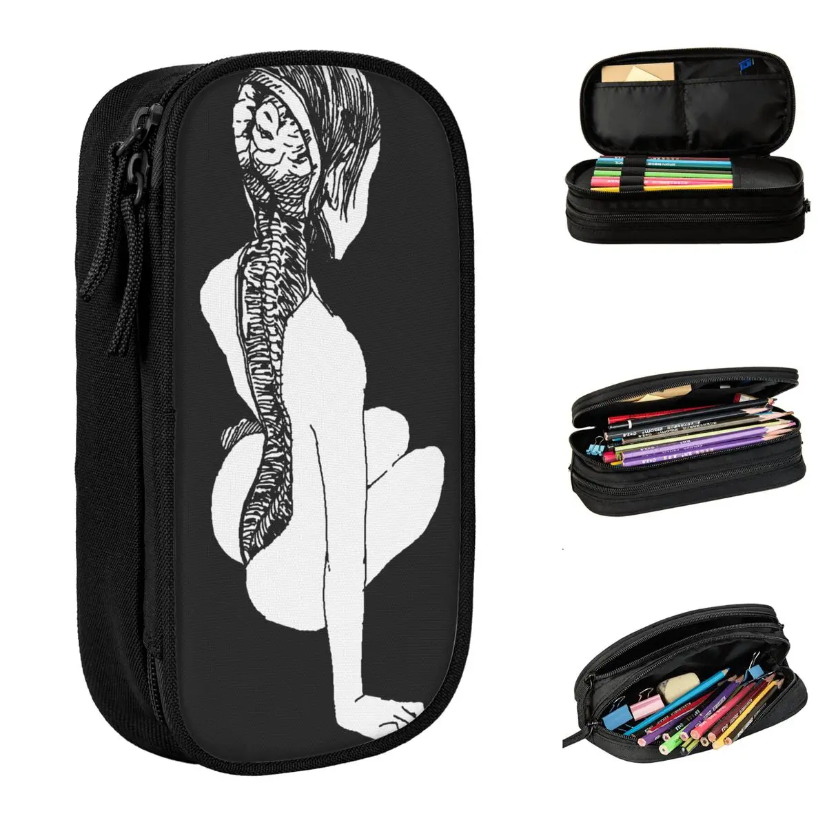 Cases Pencilcases Pen Box Big Capacity Bag Gift Stationery