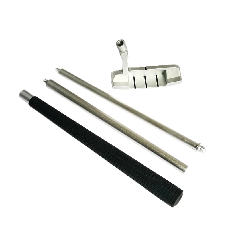 

Nonslip Rubber Hand Grip Three Section Handed Golf Putter Folding Golf Rod