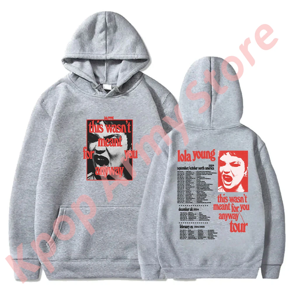 Lola Young This Wasn't Meant For You Anyway Tour Merch толстовки зимние женские и мужские модные с