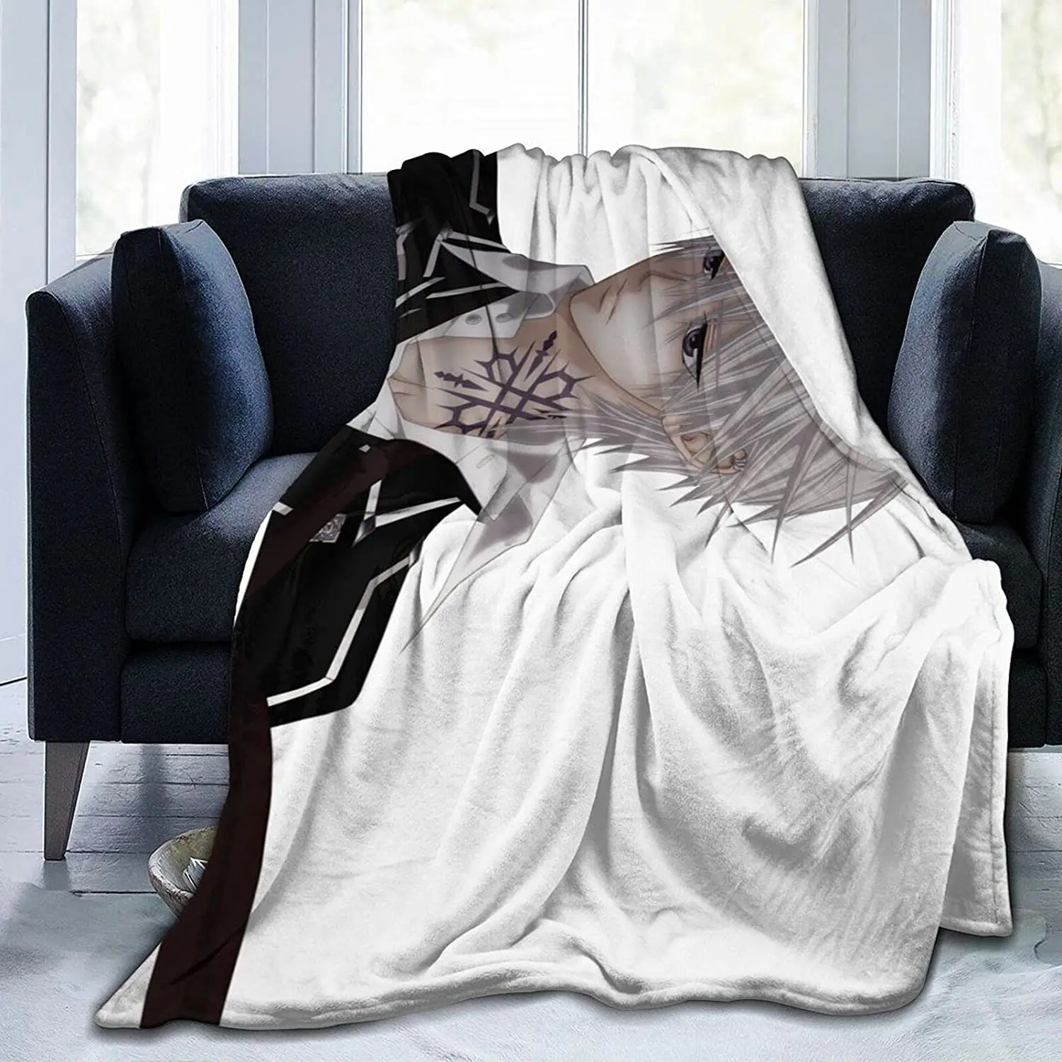 

Zero Kiryu Fluffy Soft and Comfortable Blanket, Anime Warm Embrace of Sympathy