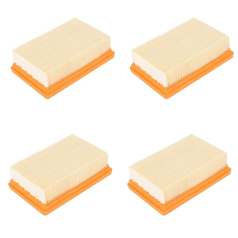 

4X Vacuum Cleaner Filter Replacement for KARCHER Flat-Pleated MV4 MV5 MV6 WD4 WD5 WD6 P PREMIUM WD5