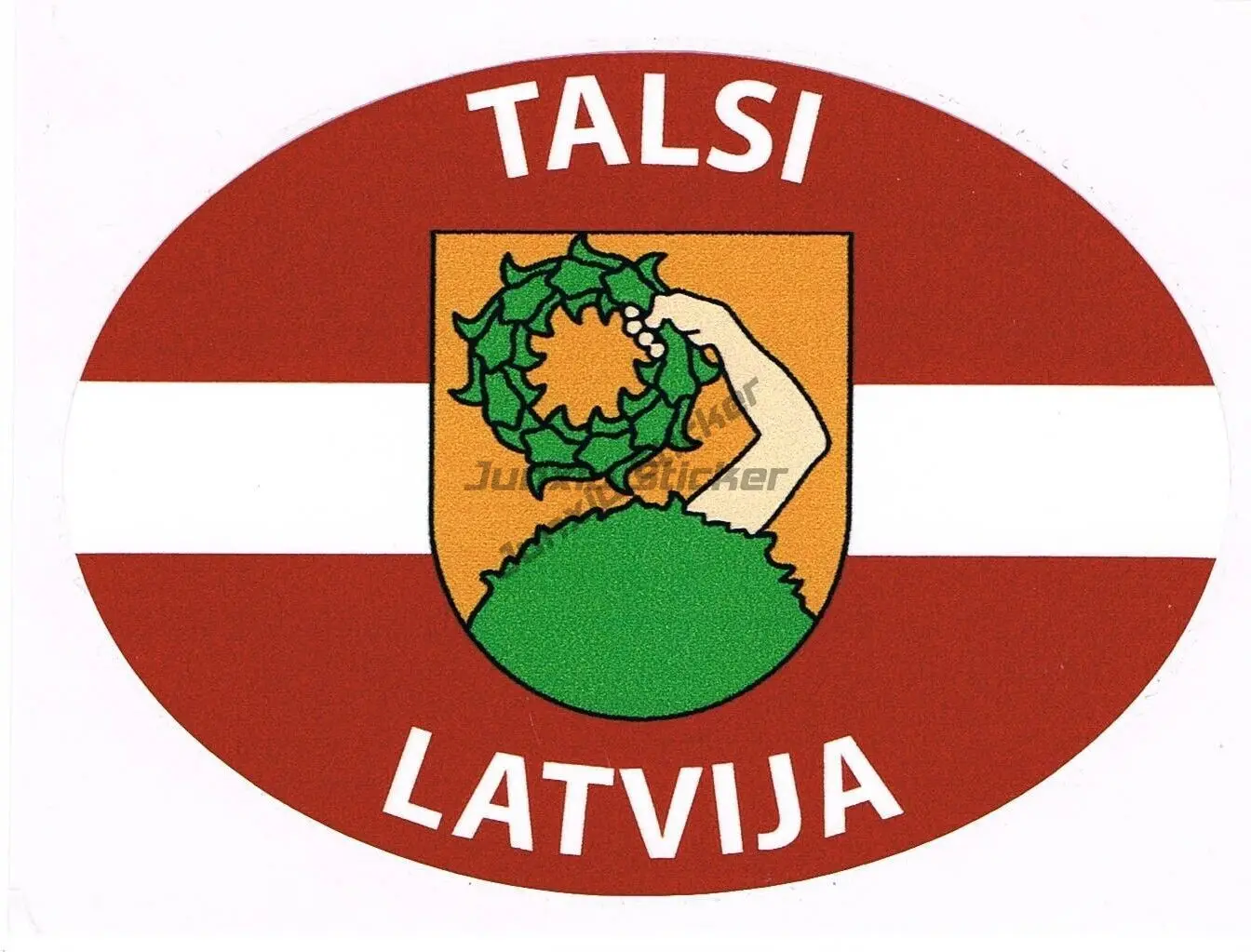Латвийский герб Латвии наклейка на бампер забавная автомобиль аксессуары для