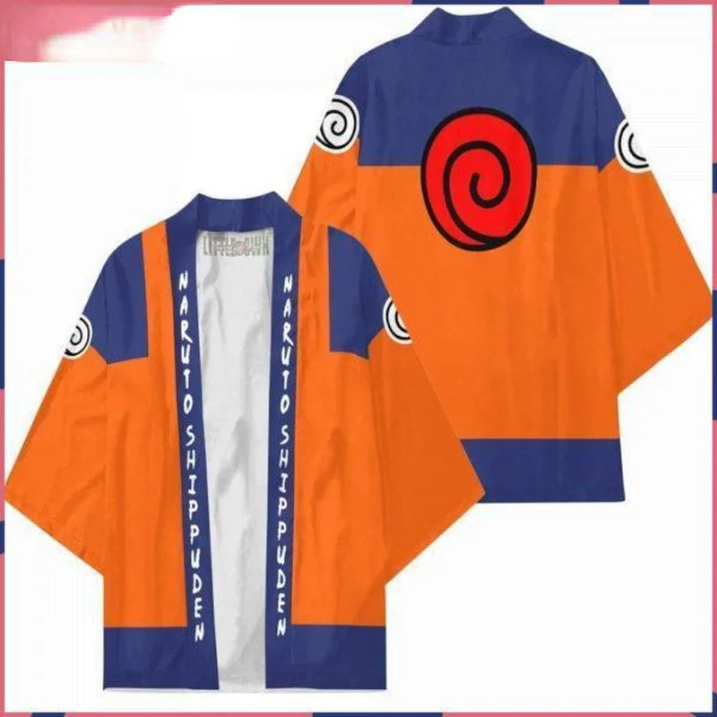 Накидка красная Саске из аниме Наруто-кимоно пляжный костюм для косплея плащ