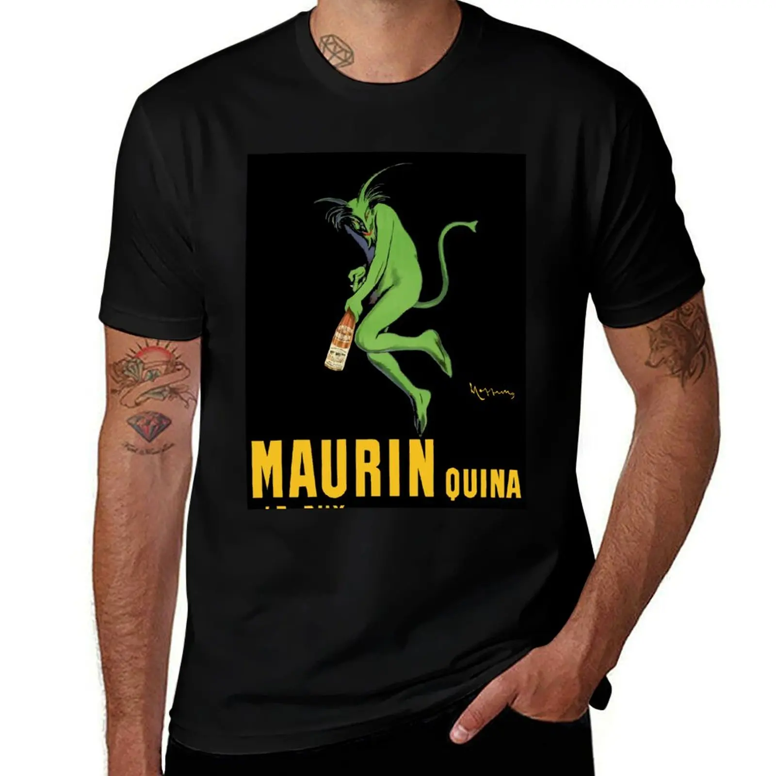 Фото Футболка Maurin Quina от Leonetto Cappiello, модная повседневная рубашка с коротким рукавом №1