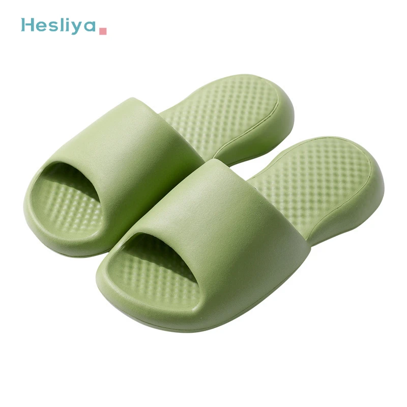 

Summer Home Shoes Thick-soled Slippers EVA Soft-soled Mute Slider Non-slip Men's Ladies Indoor Bathroom Shoes Beach Sandals