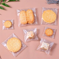 100pcslot matte frosted plastic bag for bread cake bakery supply business handmade cookie packaging pot printed ziplock bags
