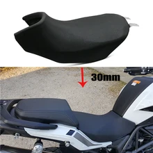 2016-2022 For Benelli TRK 502 Motorcycle Seat Cushion Hump Lower 30MM Saddle Pad Vintage TRK502 2016 2017 2018 2019 2020 2021