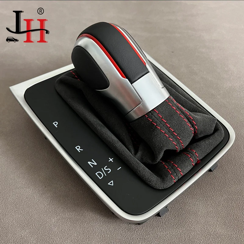 

DSG Genuine leather red stitch Gear Shift knob For Golf 7 7.5