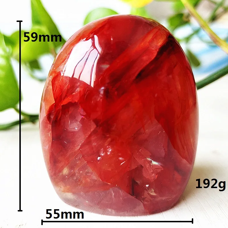 

Кристалл гематоидный кварц красный EBET