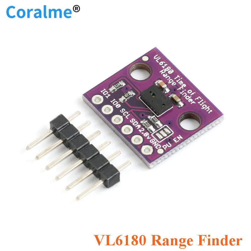 

VL6180 VL6180X TOF Range Finder Optical Ranging Light Sensor Module for Arduino I2C Interface Development Board Time of Flight