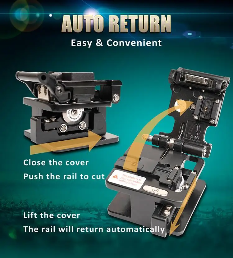 Pro'sKit FB-1601 Высокоточный нож для резки оптического волокна сварочный инструмент