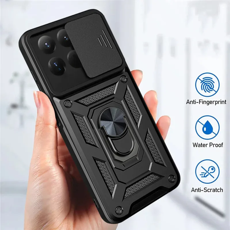 Фото Чехол Skinlee для Xiaomi 17T Pro с кольцом-держателем и защитным силиконовым чехлом для телефона Xiaomi 17T Pro №3