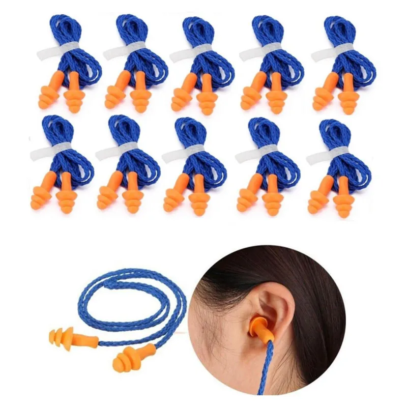 

10 шт., водонепроницаемые затычки для плавания, из мягкого силикона