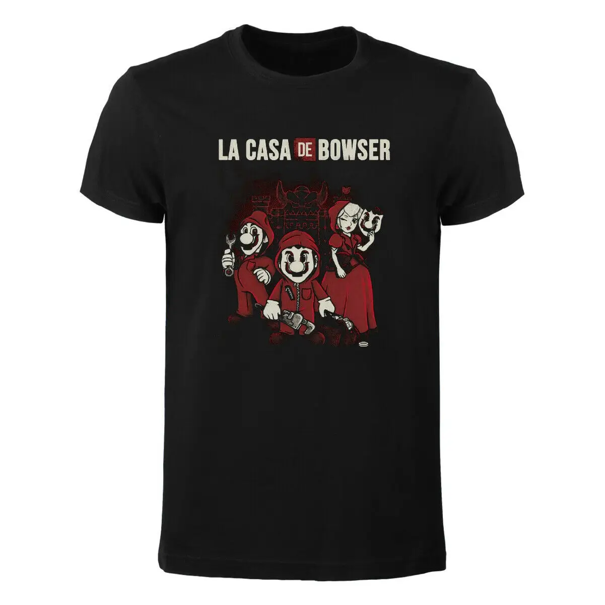 

Mens T-Shirt-La Casa De Bowser "The House of Cards"-