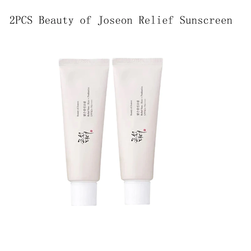 

2PCS Beauty of Joseon Relief Sunscreen Rice Probiotics 50ml SPF50+ PA++++ Original Facial Body Sunscreen Whitening Moisturizing