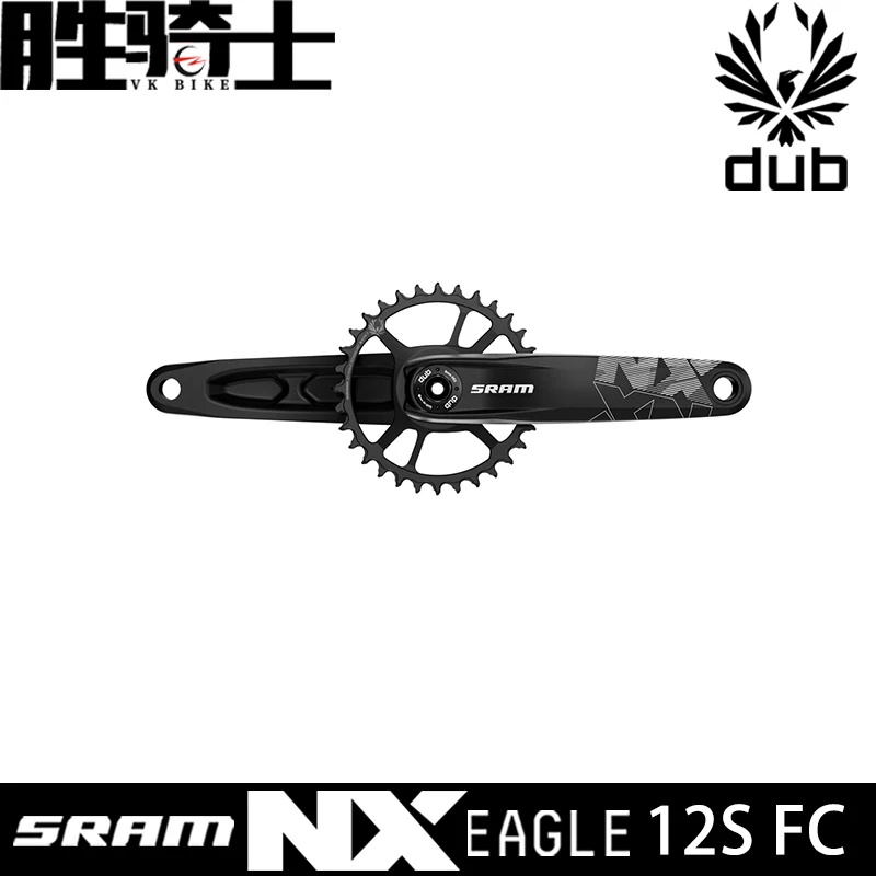 

SRAM NX Eagle MTB Cranksets DUB 12Speed 30/32/34T 170/175mm 3/6mm offset