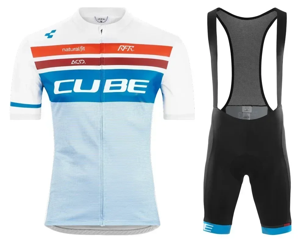 New Pro Team Breathable Short Sleeve Cycling Clothes Bib Set/Summer Quick-Dry Bike Jersey Bycicle Conjunto Ciclismo