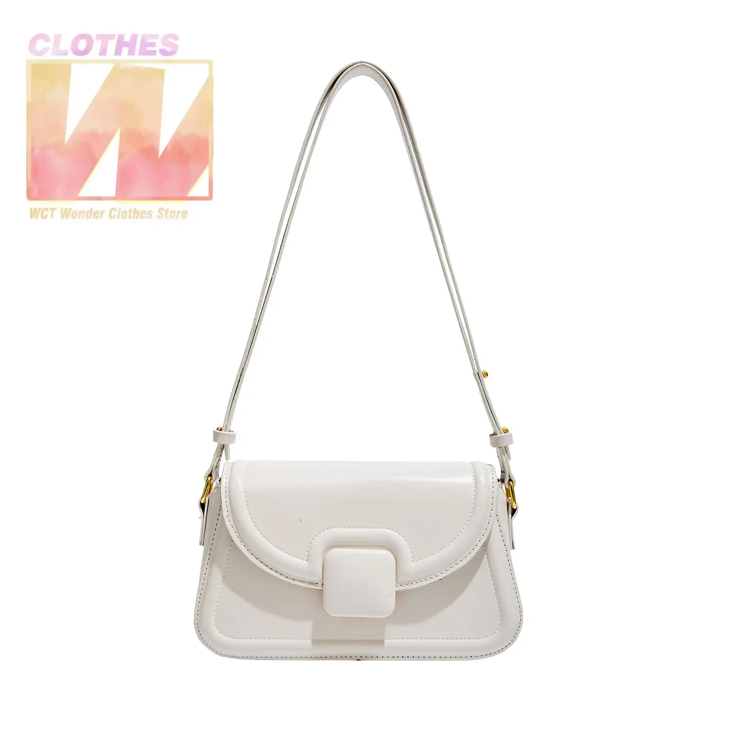 2023 Fashion Small PU Leather Crossbody Shoulder Bags for Women Luxury Designer Handbag Fashion Ladies Shopper Purses Portable