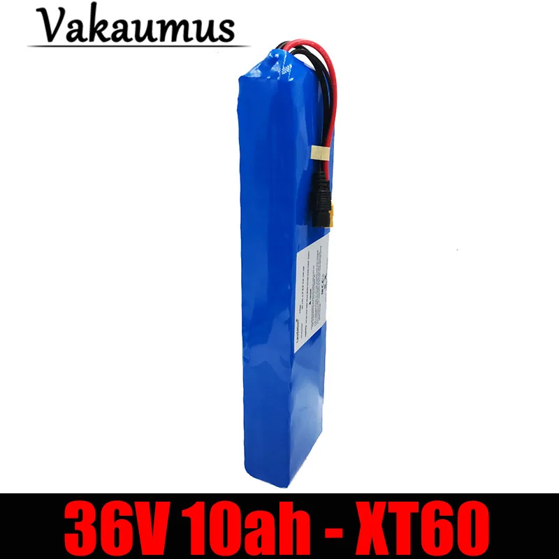 

Vakaumus 36 в 10 Ач литиевая батарея высокого качества 18650 упаковка 10S 3P с 15A BMS для электрического велосипеда, скутера + XT60