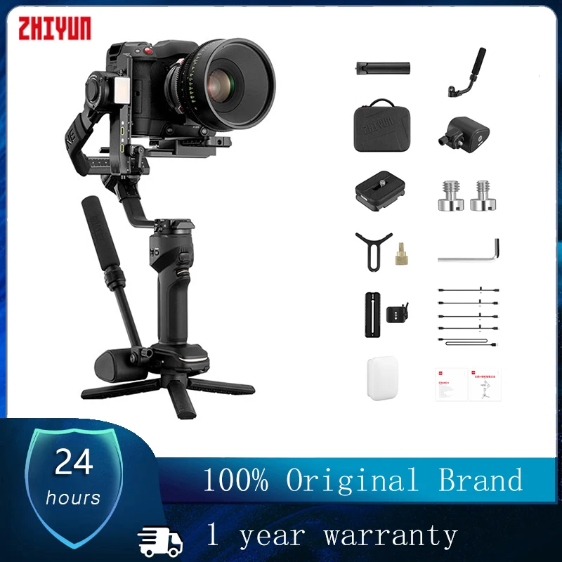 

ZHIYUN Crane 4 Camera Stabilizer 3-axis Handheld Gimbal Fill Light DSLR Camera Portrait Shooting for Sony Nikon Canon
