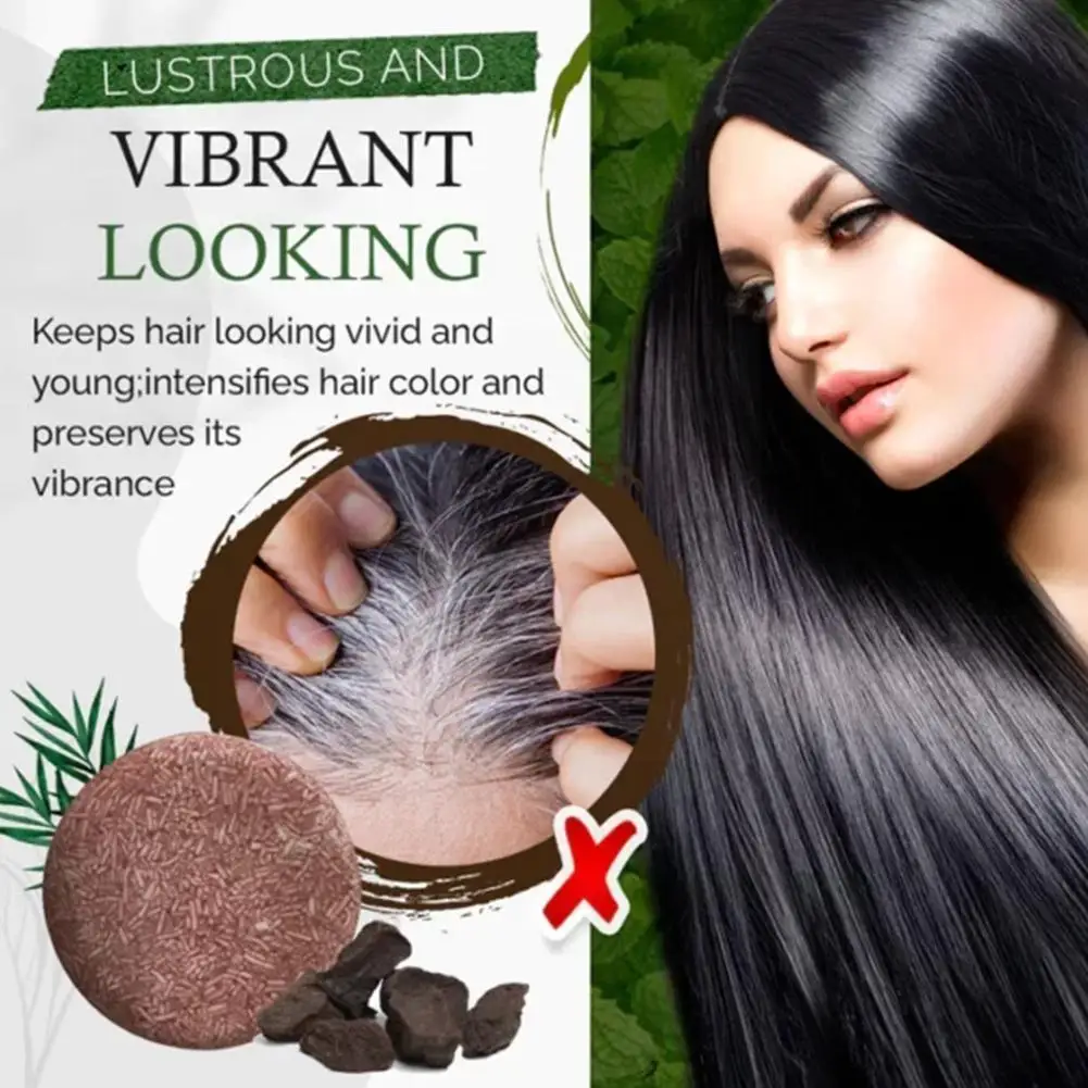 

Мыло для затемнения волос Шампунь Бар-натуральный органический Кондиционер для волос бамбук увлажняющая краска уход восстановление серый цвет белый W4F6