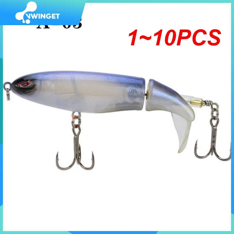 

1~10PCS Topline Tackle Whopper Plopper Topwater Fishing Lure 13g15g36g Floating Lure Trolling Crankbait Pike Hard Baits