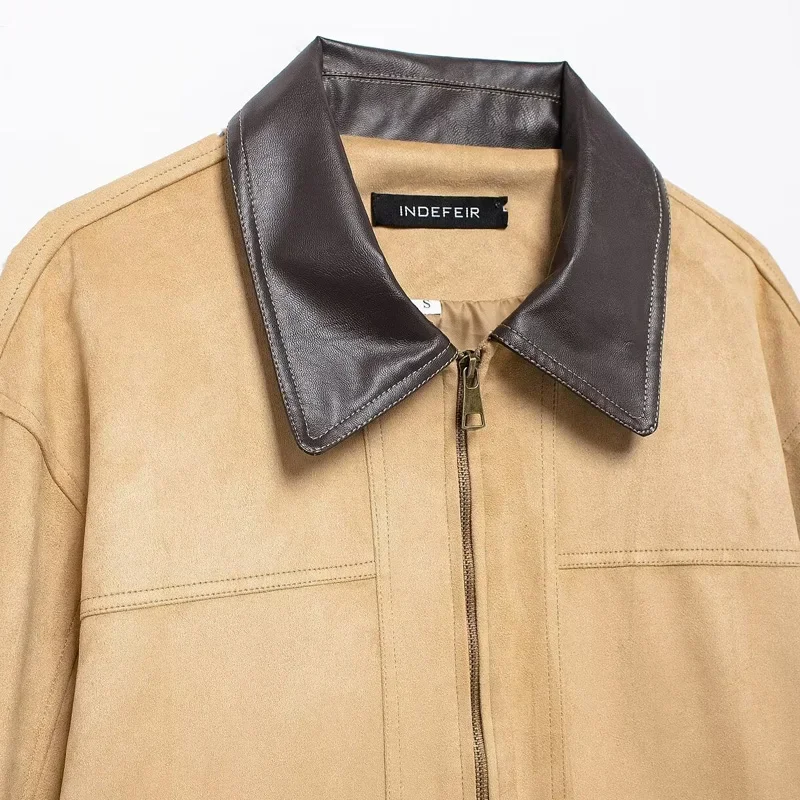 TRAF женские зимние куртки 2024 осенние кожаные флисовые парки большого размера