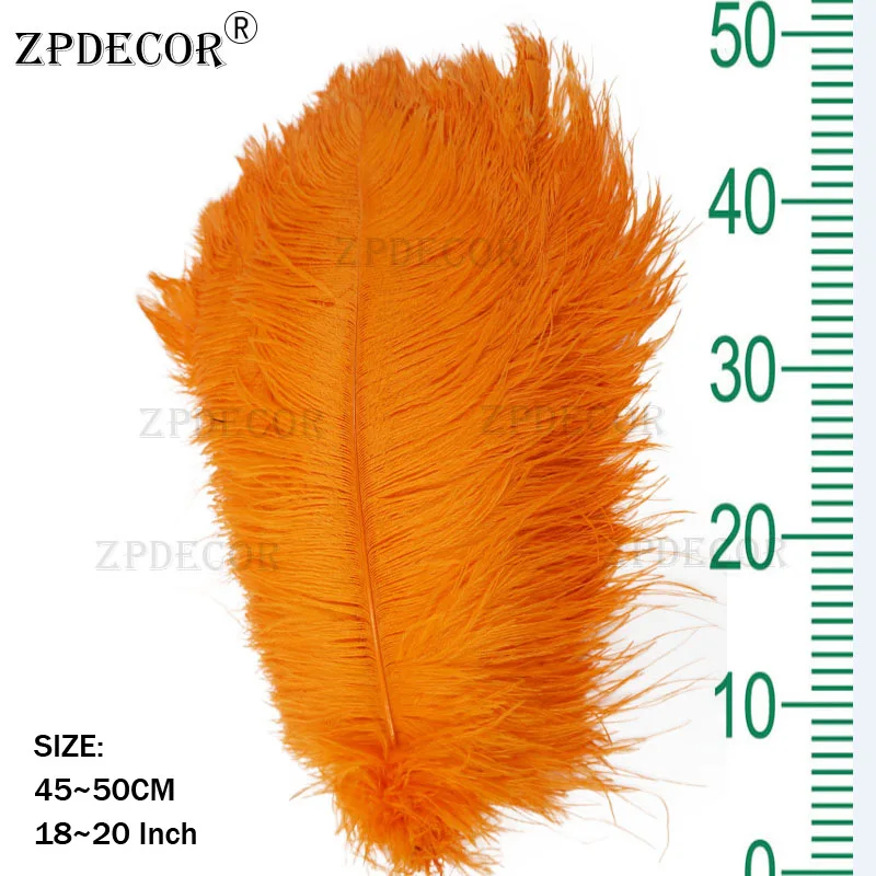 ZPDECOR натуральные страусиные перья для рукоделия