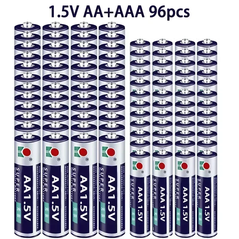 Перезаряжаемая щелочная батарея AA + AAA 1 5 В 9800 мАч/1 8800 мАч