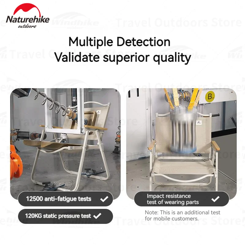 Naturehike Кемпинговый стул 35 см расслабляющий для сидения уличный сверхлегкий