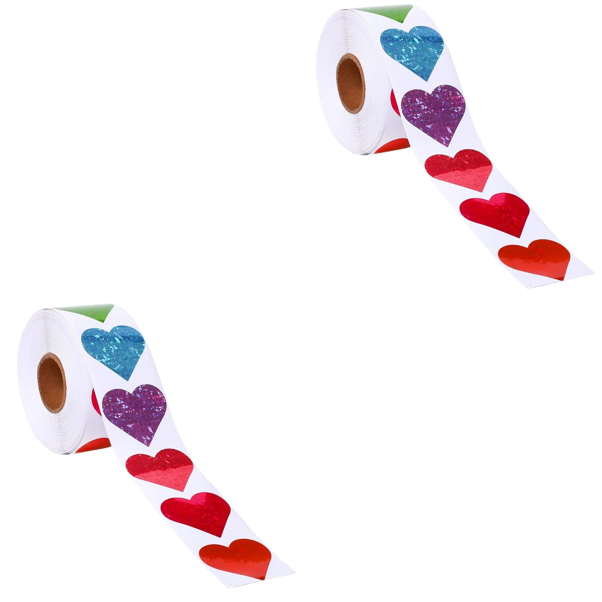 

Stickers Heartlabels Valentine Red Rainbow Shape Dayadhesive Small Envelopes Face Valentines Scrapbooking Love Sticker