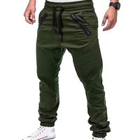 drawstring ankle tied sport pants polyester stylish side pocket sport trousers for exercise