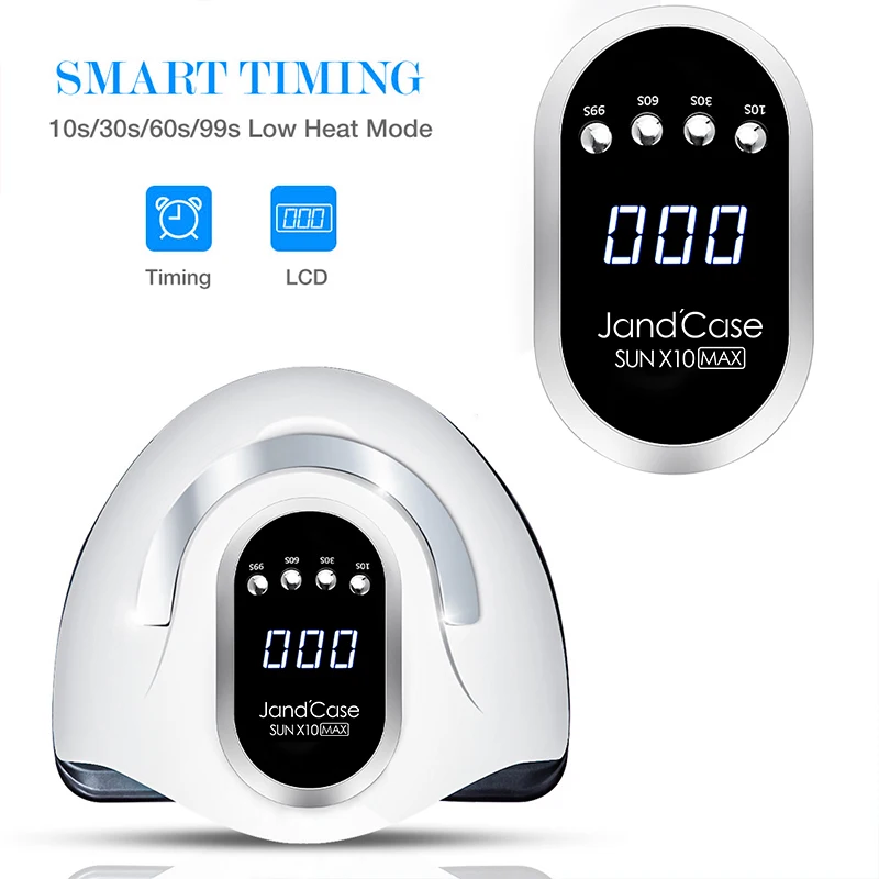 280 Вт SUN X10 Max УФ светодиодная лампа для сушки ногтей Сушилка гель-лака с датчиком