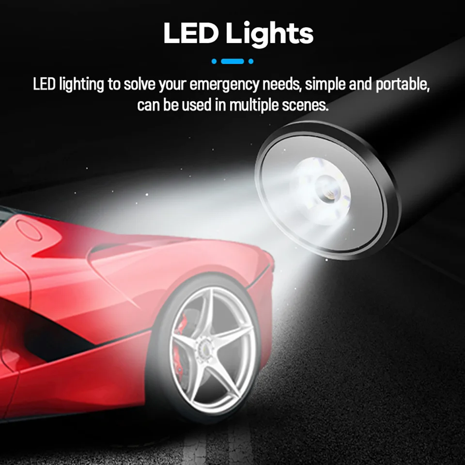 Портативный компрессор для шин 6000 мАч 12 В PSI |