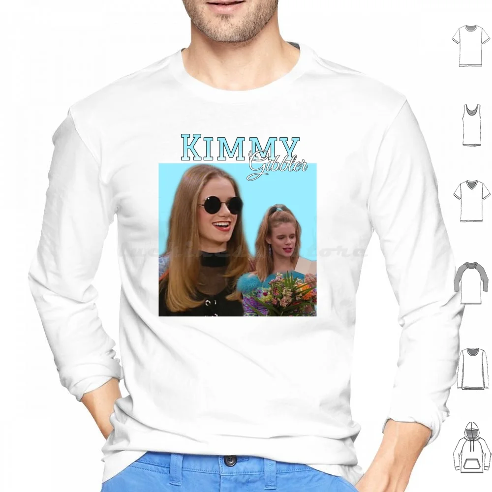 

Толстовка Kimmy Gibbler из хлопка с длинным рукавом, Kimmy Gibbler Full House Tv 80-90-х знаковая