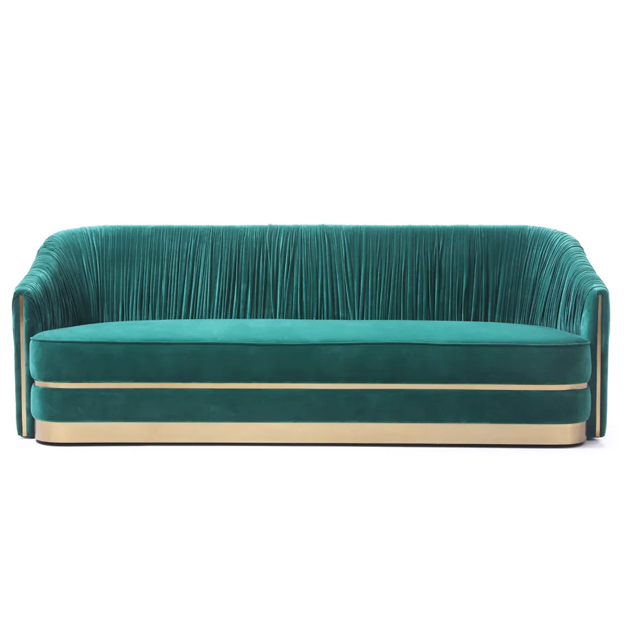 

Latest Italian Sofa Design I Shape Living Room Furniture Modern Velvet Sofa Furniture Velvet Sofa Small Space